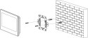 Zestaw wideodomofonowy jednorodzinny hybrydowy 2-wire KTX01(S)