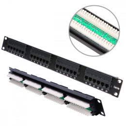 Patchpanel CAT5E UTP 24 porty