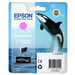 Epson oryginalny ink / tusz C13T76064N10, T7606, vivid light magenta, 25,9ml, 1szt