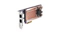 Karta rozszerzeń QM2-2P2G2T QM2 2 x PCIe 2280 M.2 SSD