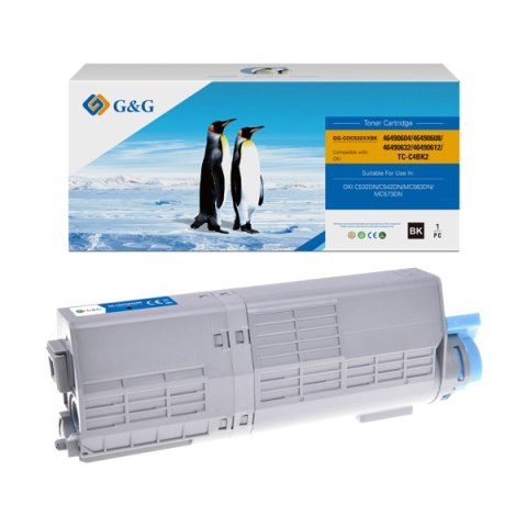 G&G kompatybilny toner z OKI 46490608, NT-COC532XXBK, black, 7000s