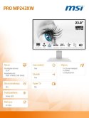 Monitor MP243XW 23.8 cala Flat/LED/FHD/100Hz/HDMI