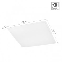 Panel LED Algine 595x595x32 40W NW 4000K 3600lm 230V gw. 3 lata