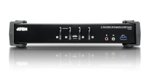 Przełącznik4 portowy USB 3.0 4K DP KVMP Switch CS1924-AT-G