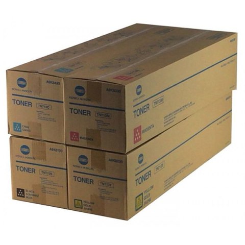 Konica Minolta oryginalny toner A9K8450, TN713C, cyan, 33200s