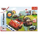 Puzzle 24 elementy Maxi Wesołe auta Disney Cars 3