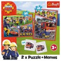 Puzzle 2w1 memos Drużyna Strażaka Sama