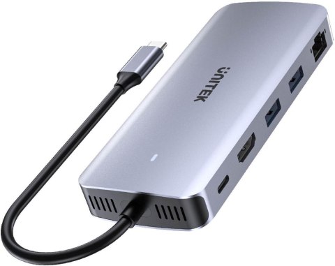 Unitek D1120A01 Aktywny Hub USB-C 10 Gbps, Obudowa na dysk M.2, HDMI