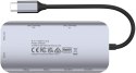 Unitek D1122A01 Aktywny hub USB-C 5Gbps, 2x HDMI 4K, czytnik kart, RJ-45, PD 100W