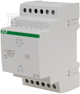 ZI-12-STAB.IMP12VDC,14÷28VAC/DC,3A,TH35