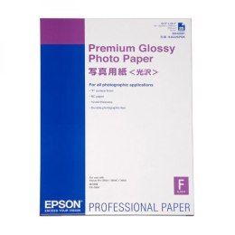 Epson Premium Glossy Photo Pa, C13S042091, foto papier, połysk, biały, Stylus Photo 890, 895, 1270, 2100, A2, 255 g/m2, 25 szt.,