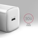 ACU-PD30W Ładowarka sieciowa PD 30W, 1x port USB-C, PD3.0/QC3.0/AFC/FCP/Apple Biała