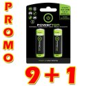 Akumulatorki, AA (HR6), 1.2V, 2500mAh, Powerton, box, 10x2-pack, PROMO 2-pack 9+1 (18+2 szt)