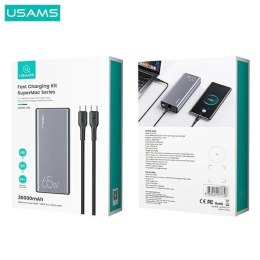 Powerbank 30000mAh 65W PB59 2xUSB+USB-C Fast Charge + kabel USB-CUSB-C