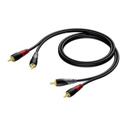 Kabel 2x RCA/Cinch Męski -2x RCA/Cinch Męski 1m - CLA800/1