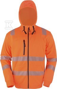 BLUZA HI-VI (FLUO) POMARAŃCZOWA M