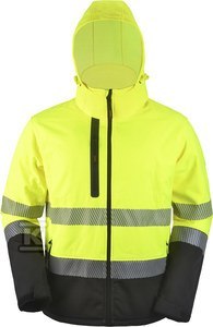 KURTKA SOFTSHELL HI-VI (FLUO) ŻÓŁTA