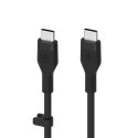 Kabel BoostCharge USB-C do USB-C 2.0 silikonowy 1m, czarny