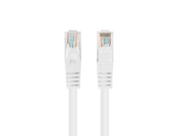 Patchcord kat.6 UTP 0.25M 10-pack fluke passed biały