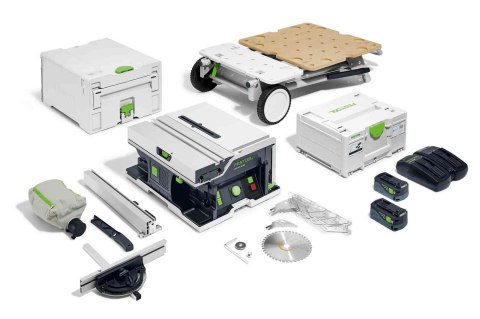 FESTOOL PILARKA STOŁOWA 18V CSC SYS 50 EBI-SET