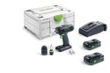 FESTOOL WKRĘTARKA T 18+3-BASIC-4,0 +AKUMULATOR 4,0Ah