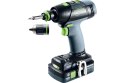 FESTOOL WKRĘTARKA T 18+3-BASIC-4,0 +AKUMULATOR 4,0Ah