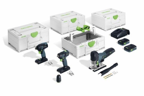 FESTOOL ZESTAW COMBO MONTAŻOWY TID 18/TXS 18/PSC 420/TB M 137