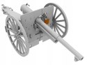 Model do sklejania Armata 75mm Field Gun wz.1897 z figurkami