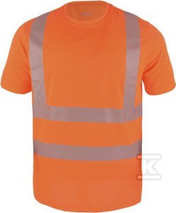 T-SHIRT HI-VI (FLUO) POMARAŃCZOWY XXL