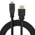 Kabel HDMI 1.4 Męski / Micro HDMI v1.4 męski | 2m