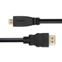 Kabel HDMI 1.4 Męski / Micro HDMI v1.4 męski | 2m