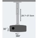 Ramię do projektora 30-37cm sufitowe, 15kg, srebrne