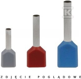 HI 2X0,5/8 (100SZT)KOŃCÓWKA KABLOW