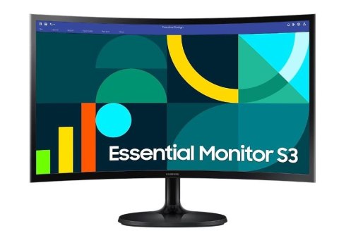 Monitor 24 cale S36GD VA 1920x1080 FHD 16:9 1xD-sub 1xHDMI 4 ms 100Hz zakrzywiony 1800R 2Yd2d (LS24D360GAUXEN)