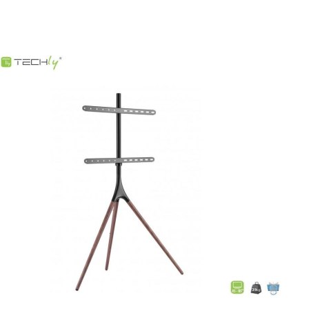 Stojak podłogowy Techly 45"-65", 35kg drewno