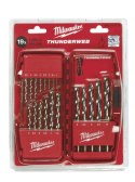 MILWAUKEE WIERTŁA DO METALU HSS-G THUNDERWEB KOMPLET 19 sztuk 1-10mm