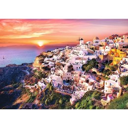 Puzzle 1000 elementów Zachód słońca nad Santorini