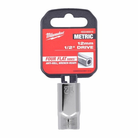 MILWAUKEE NASADKA 1/2" KRÓTKA 12mm %%%
