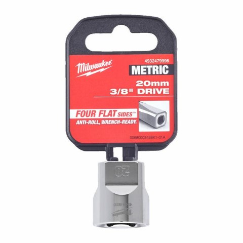 MILWAUKEE NASADKA 3/8" KRÓTKA 20mm... %%%