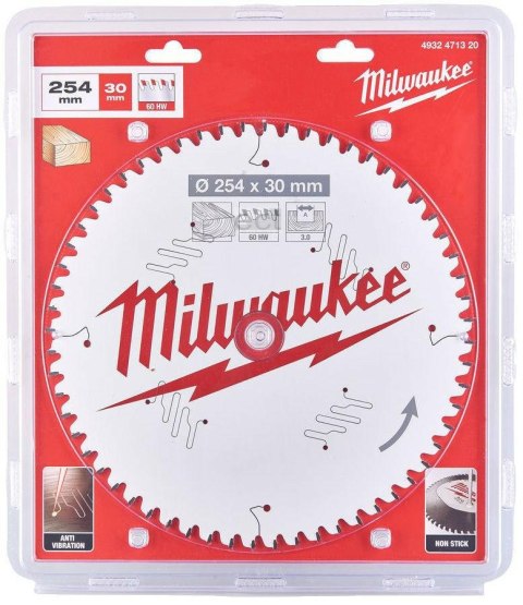 MILWAUKEE PIŁA TARCZOWA 254x30x3,0x60z CSB