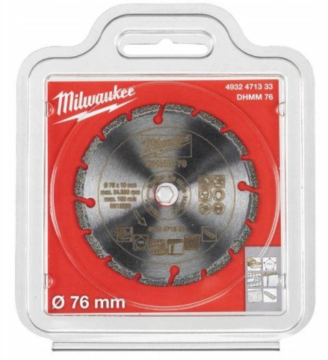 MILWAUKEE TARCZA DIAM. DH 76mm