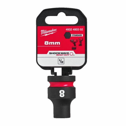 MILWAUKEE NASADKA UDAROWA 1/2" 8mm %%% KRÓTKA