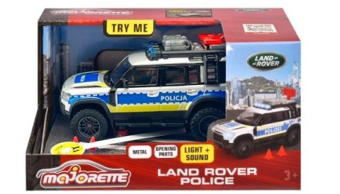 Pojazd Majorette Grand Land Rover policja 12,5 cm