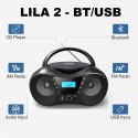 Radioodtwarzacz CD LILA2 USB/BT czarny