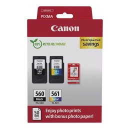 Canon oryginalny ink / tusz PG-560/CL-561/GP-501, 3713C008, black/color, Multi-pack