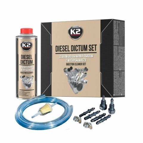 K2 ZESTAW DO CZYSZCZNIE WTRYSKIWACZY + DIESEL DICTUM 500ML DIESEL DICTUM SET ZESTAW