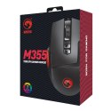 Mysz przewodowa USB, Marvo M355, czarna, optyczna, 6400DPI, EOL