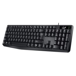 Genius KB-117 COPILOT, klawiatura CZ/SK, klasyczna, wodoodporny rodzaj przewodowa (USB), czarna, nie