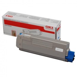 OKI oryginalny toner 44315307, cyan, 6000s