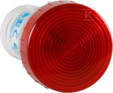 LAMPKA CZERWONA BA9S Z LED 230VAC